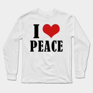 i love peace Long Sleeve T-Shirt